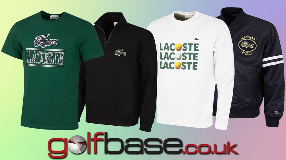A selection of new Lacoste Apparel
